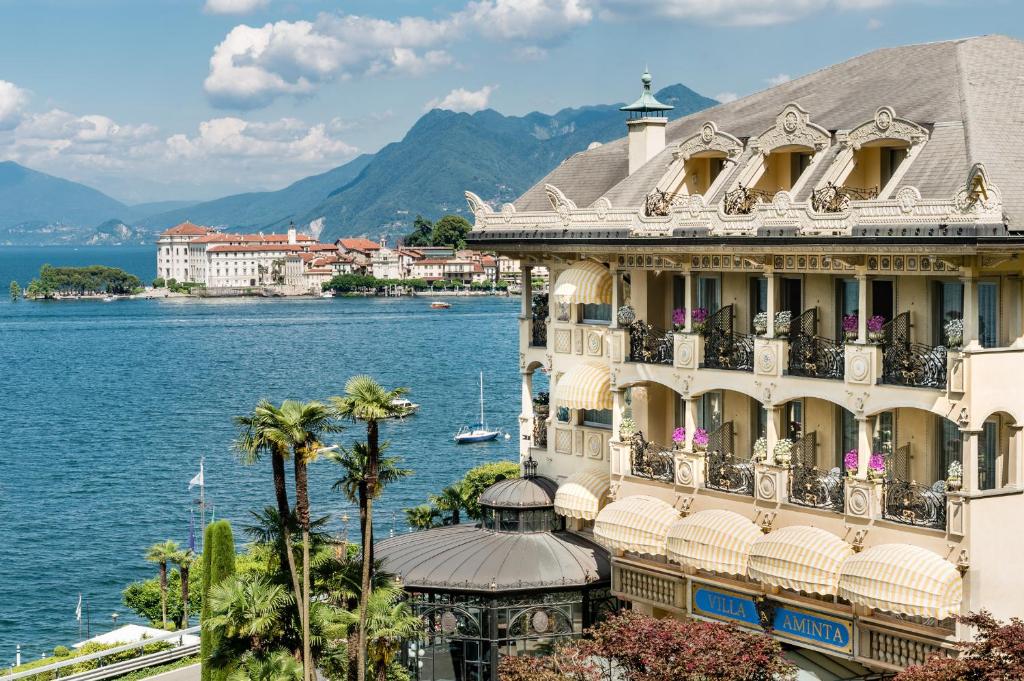 Villa e Palazzo Aminta Lago Maggiore Spiaggia Privata Hotel